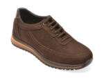 Pantofi OTTER maro, 4161, din nabuc