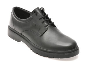 Pantofi GEOX negri, U46HNB, din piele naturala