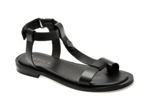 Sandale EPICA negre, 370932, din piele naturala