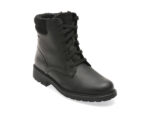 Ghete CLARKS negre, ORI2SP, din piele naturala