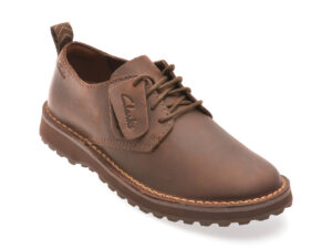 Pantofi CLARKS maro, SOLSLAC, din piele naturala