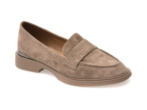 Mocasini EPICA maro, 1F6494, din piele intoarsa