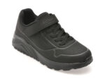 Pantofi sport SKECHERS negri, UNO LITE, din piele ecologica
