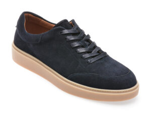 Pantofi OTTER bleumarin, 59166, din piele intoarsa