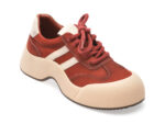 Pantofi sport GRYXX rosii, 6001, din nabuc