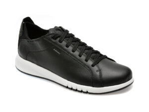 Pantofi GEOX negri, U357FA, din piele naturala