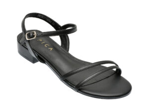 Sandale EPICA negre, 110784, din piele ecologica