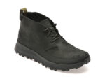 Ghete CLARKS negre, ATLTRDB, din nabuc