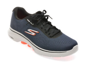 Pantofi sport SKECHERS bleumarin, GO WALK, din material textil