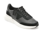 Pantofi CLARKS negri, CRAFPAC, din piele naturala