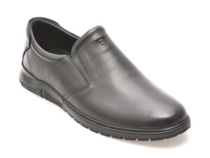 Pantofi OTTER negri, 556, din piele naturala
