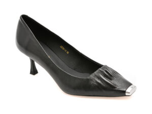 Pantofi eleganti EPICA negri, 2289, din piele naturala