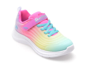 Pantofi sport SKECHERS multicolor, JUMPSTERS 2.0, din material textil si piele ecologica