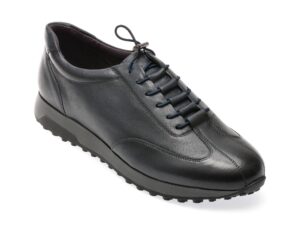 Pantofi OTTER bleumarin, 323292, din piele naturala