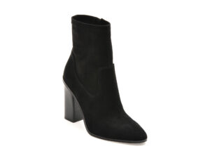 Botine ALDO negre, FARABRIREL 007, din piele intoarsa