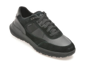Pantofi GEOX negri, U36E0A, din piele naturala