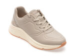 Pantofi sport SKECHERS gri, ARCH COMFORT B SWEET, din piele ecologica