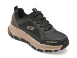 Pantofi sport SKECHERS negri, D LUX TREKKER, din material textil