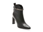 Botine elegante EPICA negre, 22B690, din piele naturala