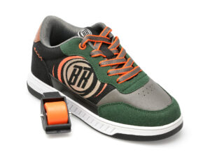 Pantofi sport BREEZY ROLLERS kaki, 2212311, din piele ecologica