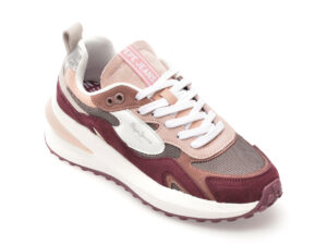 Pantofi sport PEPE JEANS mov, WINSLOW URBAN, din material textil