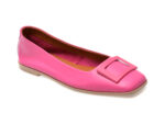 Balerini IMAGE fucsia, 356142, din piele naturala