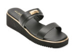 Papuci ALDO negre, FOURTH 001, din piele ecologica