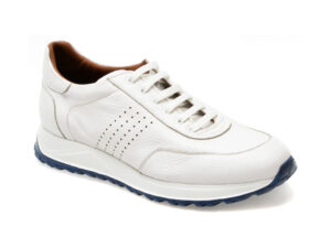Pantofi LE COLONEL albi, 643541, din piele naturala