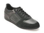 Pantofi GEOX negri, U454GB, din piele naturala