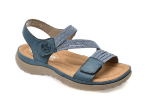 Sandale RIEKER albastre, 64870, din piele ecologica