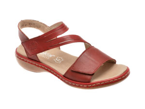 Sandale RIEKER visinii, 65964, din piele ecologica