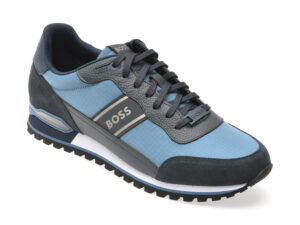 Pantofi sport BOSS albastri, 9533, din material textil