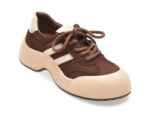 Pantofi sport GRYXX maro, 6001, din nabuc