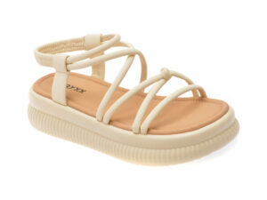 Sandale GRYXX bej, F398, din piele ecologica