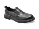 Mocasini OTTER negri, 97550, din piele naturala