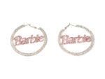 Cercei ALDO argintii, BARBIEGEMS 973, din metal
