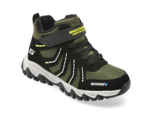 Ghete SKECHERS negre, RUGGED RANGER, din material textil