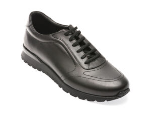 Pantofi OTTER negri, 54521, din piele naturala