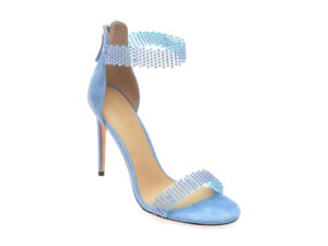 Sandale elegante EPICA albastre, 972889, din piele intoarsa