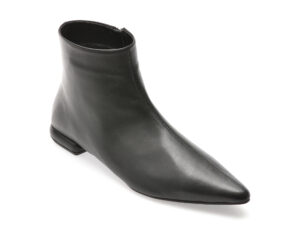 Botine EPICA negre, 26025K, din piele naturala