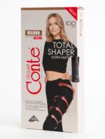 Ciorapi microfibra modelatori Conte Elegant Velour Active 100 den