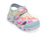 Pantofi sport SKECHERS verzi, HEART LIGHTS SANDALS, din material textil