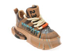 Pantofi GRYXX maro, 60778, din piele ecologica