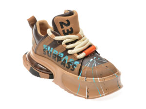Pantofi GRYXX maro, 60778, din piele ecologica