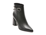 Botine elegante EPICA negre, 4C2302, din piele naturala