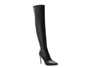 Cizme elegante EPICA negre, E232, din piele ecologica