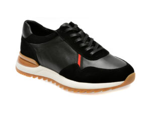 Pantofi OTTER negri, 2783, din piele naturala