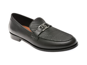 Mocasini eleganti ALDO negri, IDRIS 007, din piele naturala
