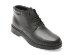 Ghete GEOX negre, U46HND, din piele naturala