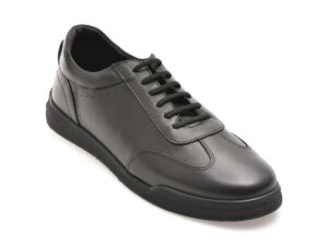 Pantofi OTTER negri, 53541, din piele naturala